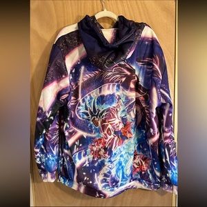 Dragon Ball Z Black
Long Sleeve Hooded Sweatshirt (fits more like an X-Large)